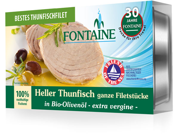 Heller Thunfisch ganze Filetstücke in Bio-Olivenöl Extra Vergine