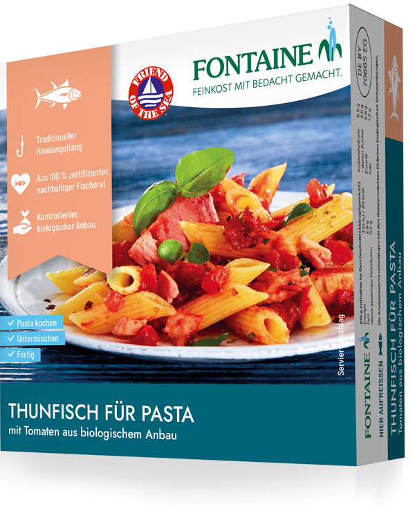 Thunfisch für Pasta - Tomate aus biologischem Anbau
