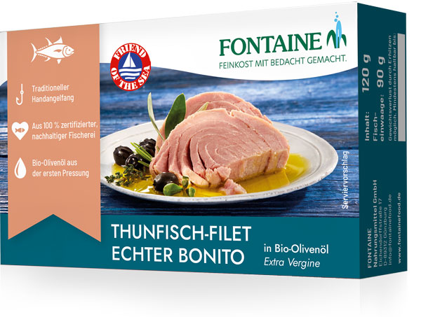 Thunfisch-Filet Echter Bonito in Bio Olivenöl