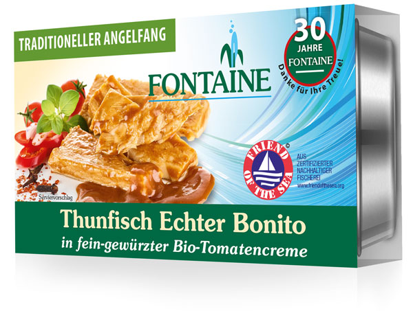Thunfisch-Filet Echter Bonito in fein-gewürzter Bio-Tomatencreme